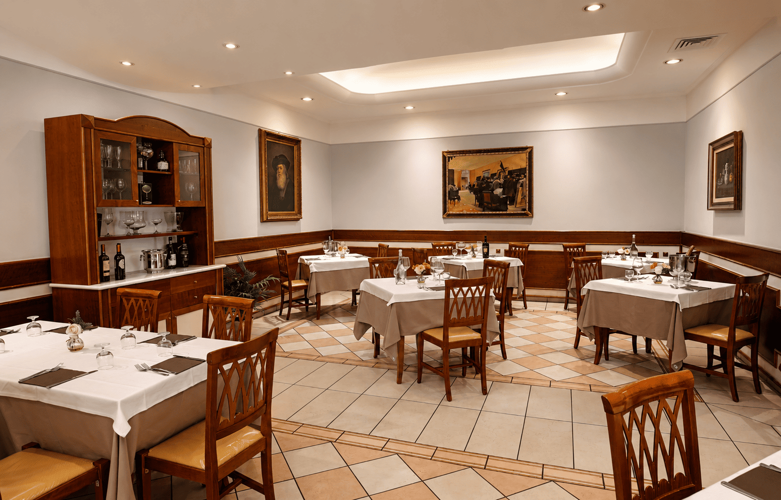 Sala ristorante per gruppi e banchetti Hotel Sollievo